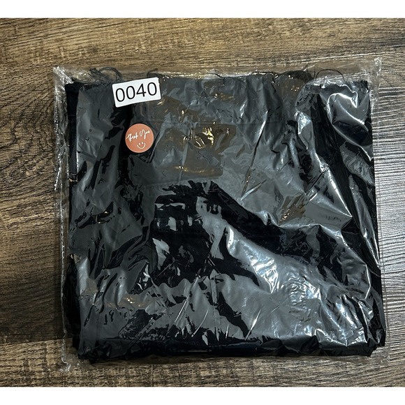 PacSun Women's Ultra High Rise Slim Jeans Size 24‎ Black Distressed Button Fly - Picture 14 of 14